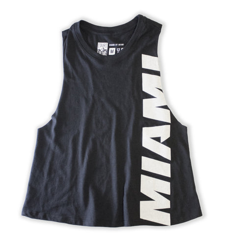 Ladies MIAMI Racerback Crop Tank