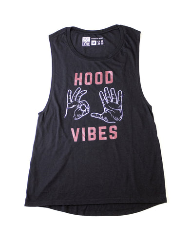 Hood Vibes Ladies Muscle Tank