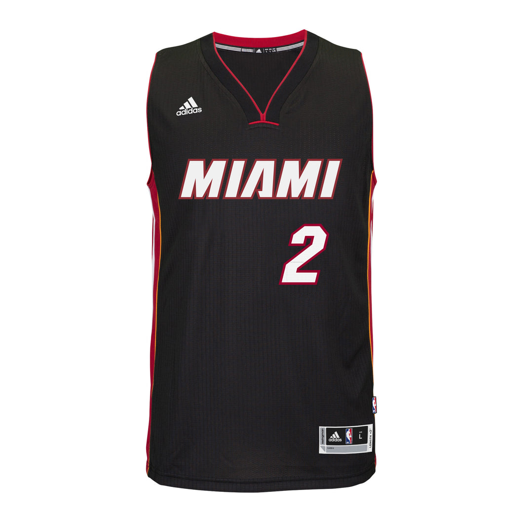 Wayne Ellington Miami HEAT adidas Road Swingman Jersey Black