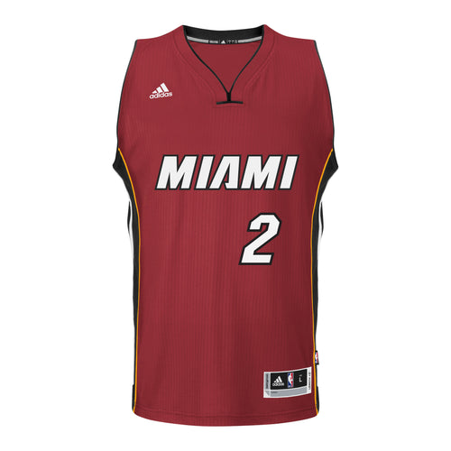 Wayne Ellington Miami HEAT adidas Road Swingman Jersey Red