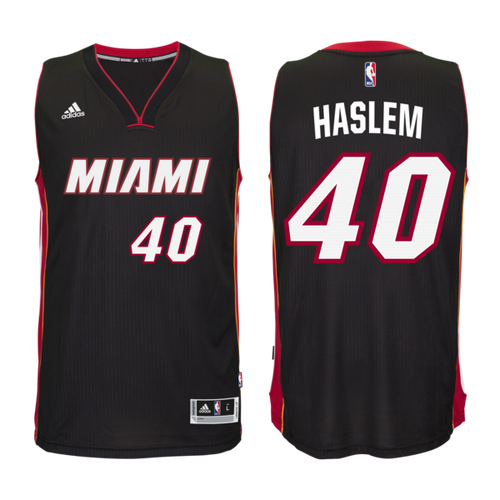 Udonis Haslem Miami HEAT adidas Road Youth Swingman Jersey Black
