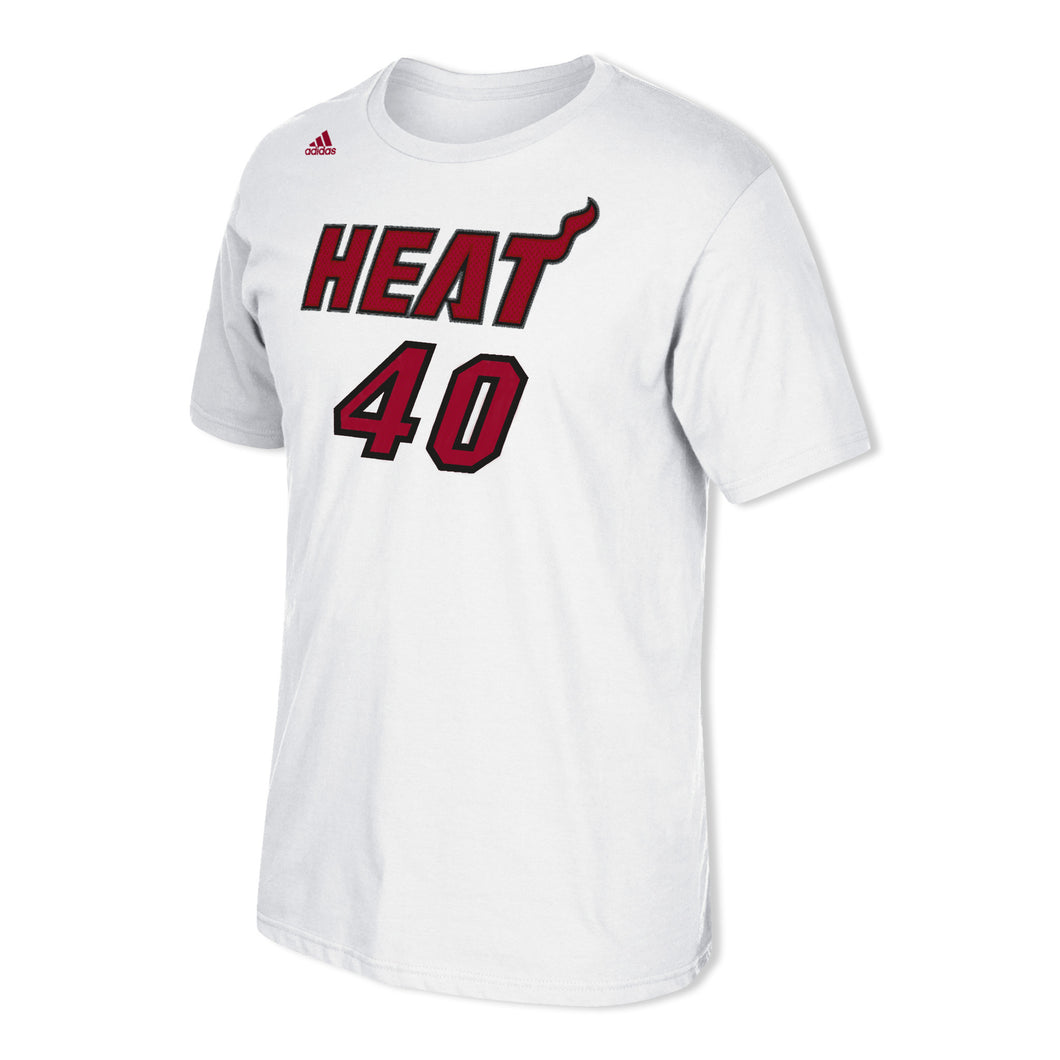 UDONIS HASLEM Miami HEAT adidas Name & Number T-Shirt