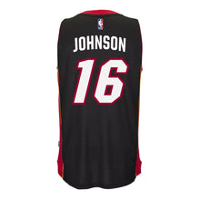 James johnson Miami HEAT adidas Road Swingman Jersey Black