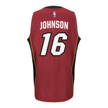James Johnson Miami HEAT adidas Road Swingman Jersey Red