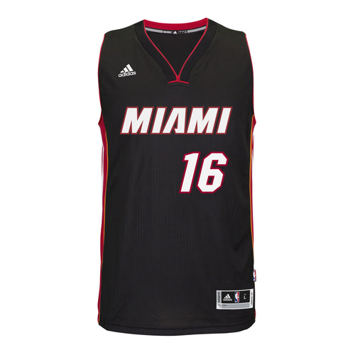 James johnson Miami HEAT adidas Road Swingman Jersey Black