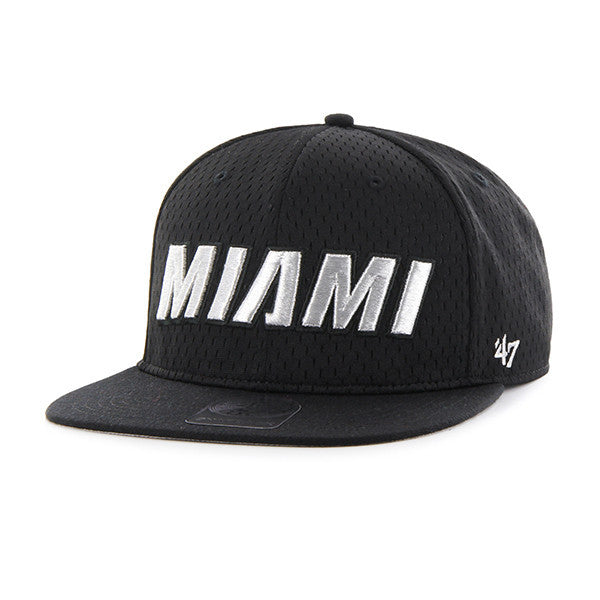 miami heat '47 brand BEAT BOX SCRIPT SNAP back