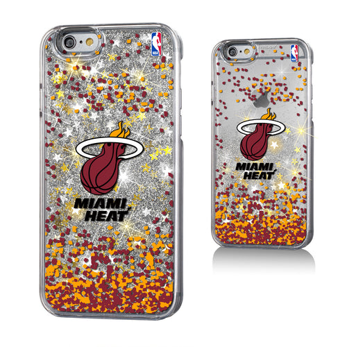 Miami Heat Gold Glitter iPhone 6, 6+, 7 & 7+ Case
