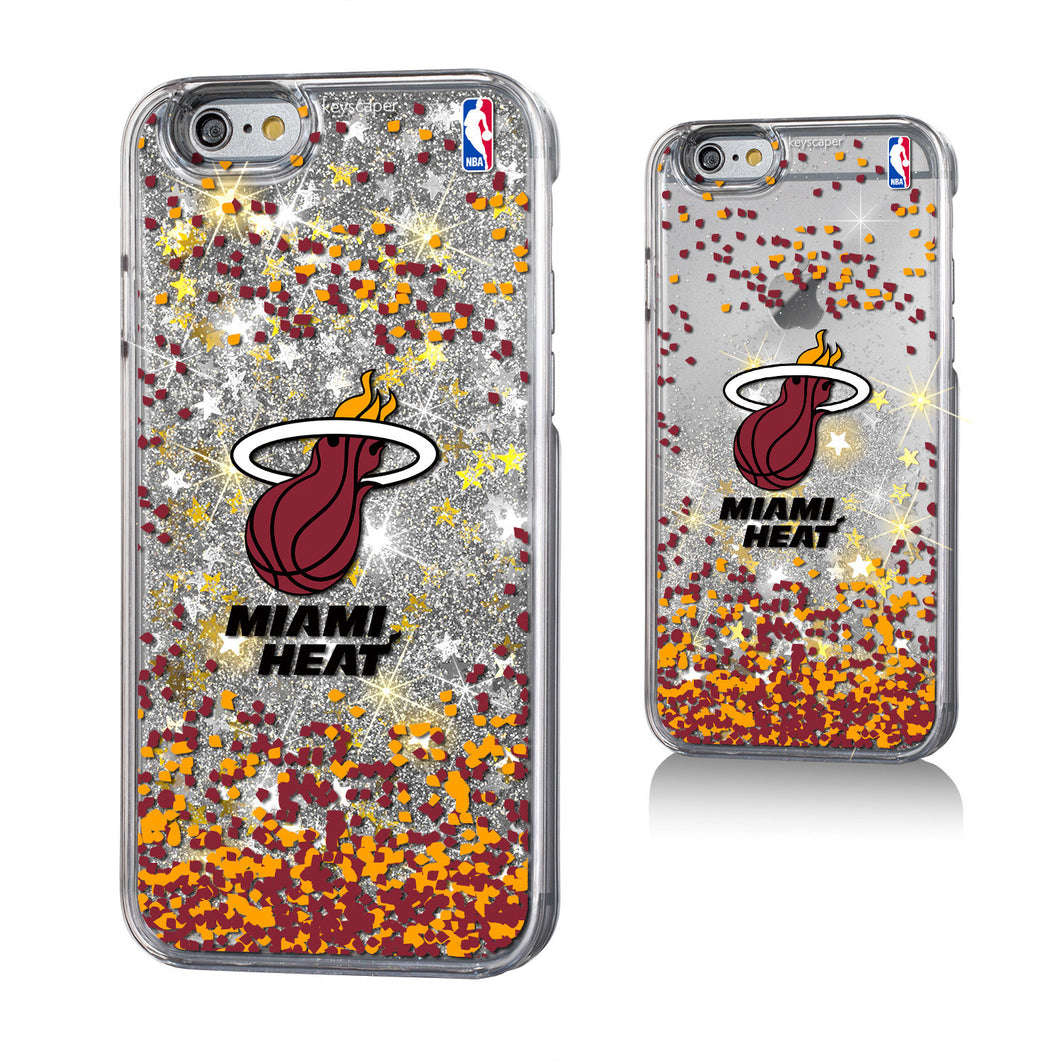Miami Heat Gold Glitter iPhone 6, 6+, 7 & 7+ Case
