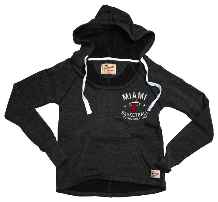 Sportiqe Miami HEAT Port Hoodie