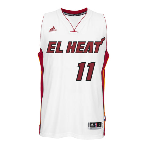 Dion Waiters EL HEAT adidas Swingman Jersey White