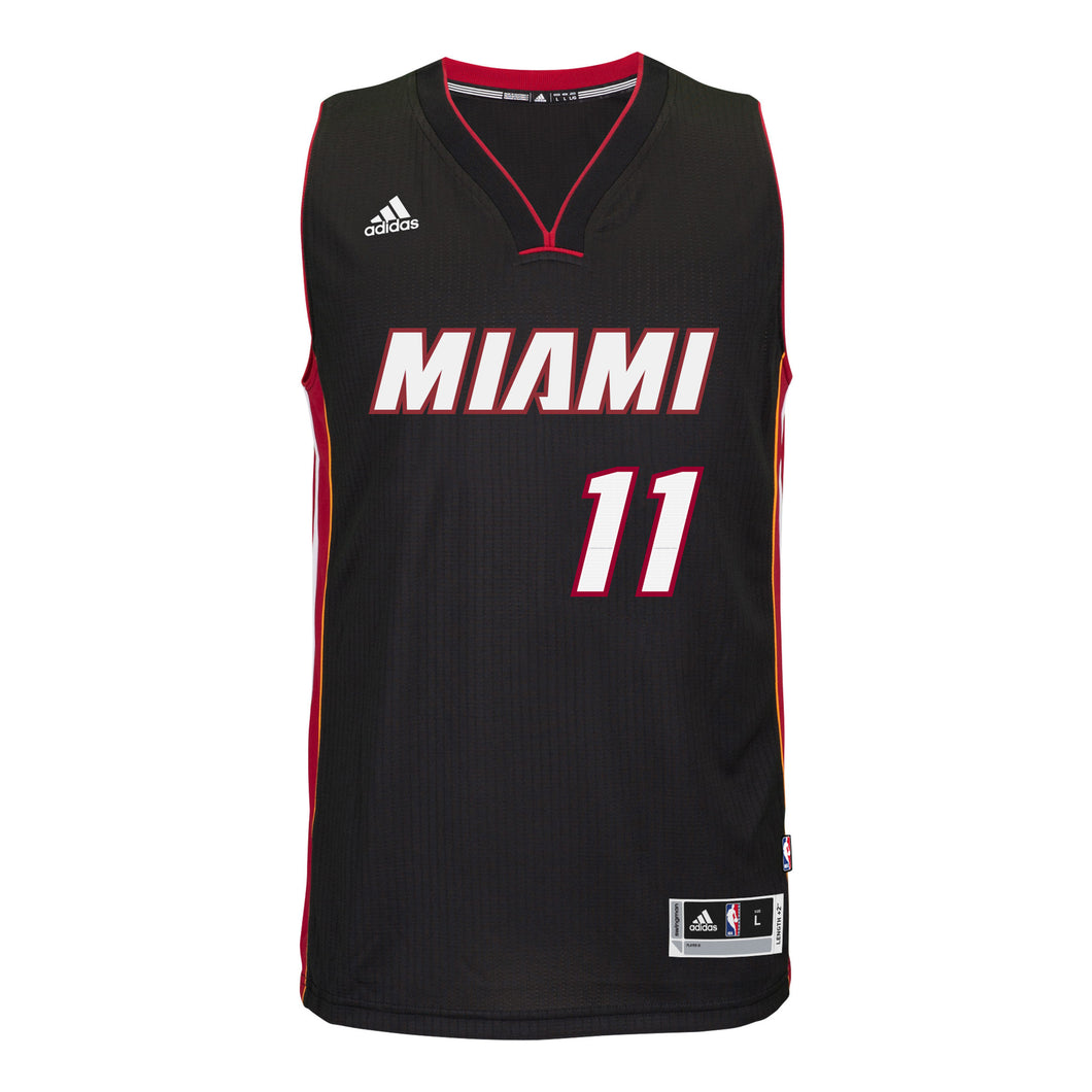 Dion Waiters Miami HEAT adidas Road Swingman Jersey Black
