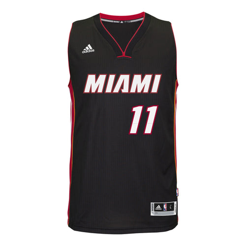 Dion Waiters Miami HEAT adidas Youth Road Swingman Jersey Black