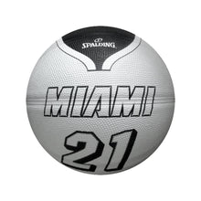 Miami HEAT White Tie Whiteside Spalding Basketball