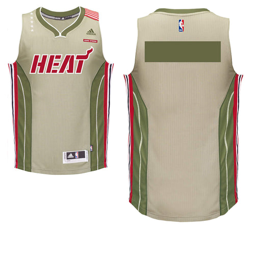 Custom Miami HEAT adidas Home Strong Swingman Jersey