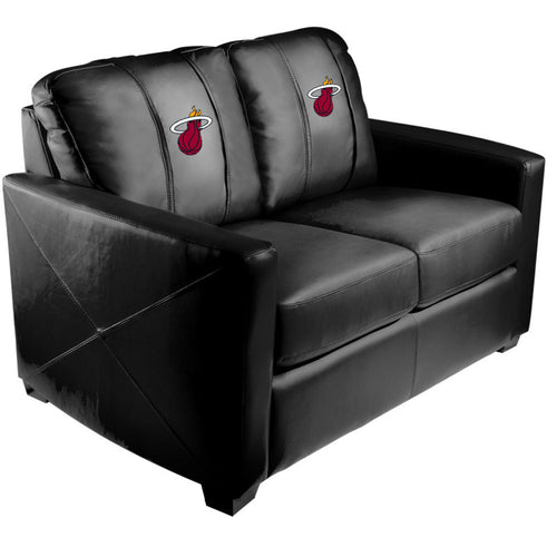 Miami HEAT Silver Love Seat