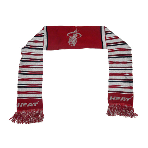 Miami HEAT Ladies Glitter Stripe Scarf